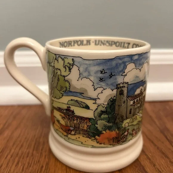 Emma Bridgewater Landscapes Of Dreams Norfolk Coast 1/2 Pint - NEW! - Picture 3 of 4